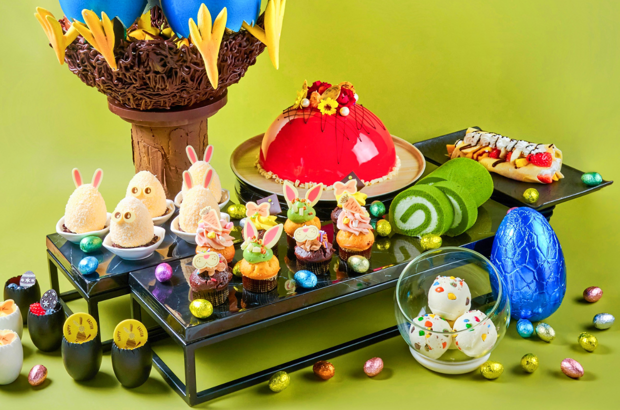 Playt Easter 2024 Decoration and Desserts at the Park Lane Hong Kong
